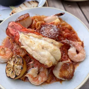 Seafood Rigatoni