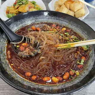 Hot & Sour Patato Noodle Soup
