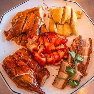 Two BBQ Item Rice Plate