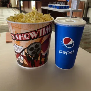 Popcorn &amp; soda!