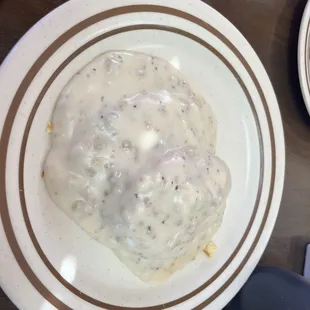 Biscuit and gravy