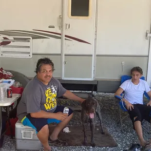 Rv park area Lake Amador Resort