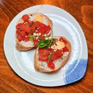 Ahi tuna bombs