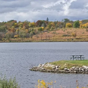Lake Anita in fall.