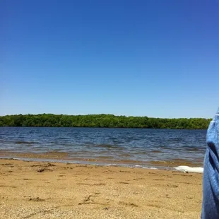 Resting on the beach