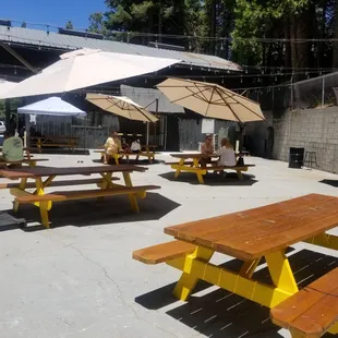 Stretch your legs on this very cool (and pet-friendly) beer patio.
