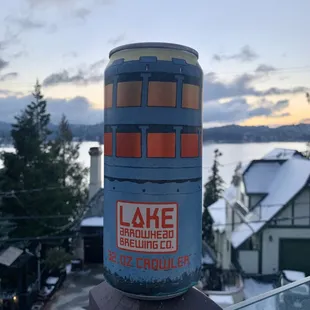 Took a &quot;Blue Tower Crowler&quot; home full of North Bay IPA to enjoy on the deck.