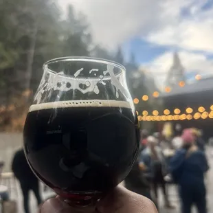 Splinters Dark Ale.