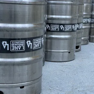 Barrels of beer