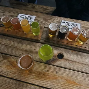 beer flights!