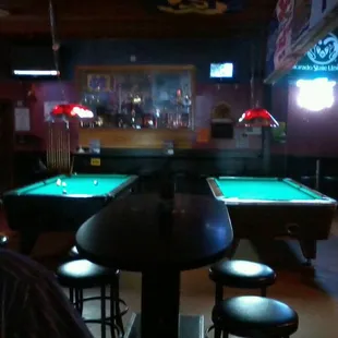 billiards and pool tables