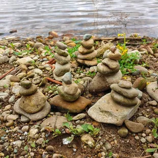 Rock stacking