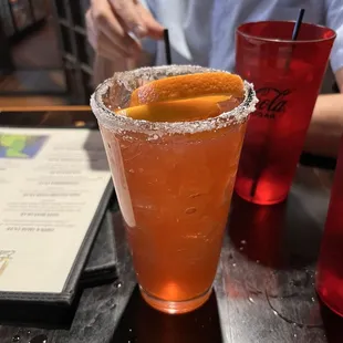 Blood orange margarita