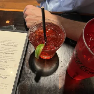 Vodka Cranberry with Fresno State vodka