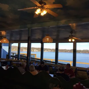 View from our table.