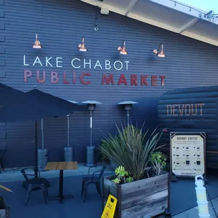 the outside of the building