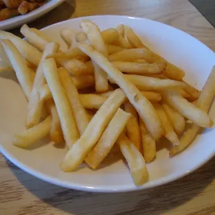 Fries, one of the sides with the steak.