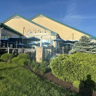 Outside