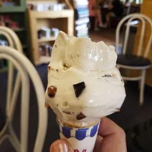 Coconut ice cream, yum!