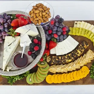 Cheese and Fruit Display