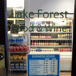 a sign in front of a store