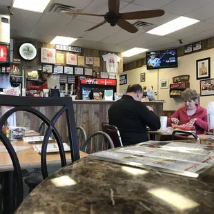 two people sitting at a table