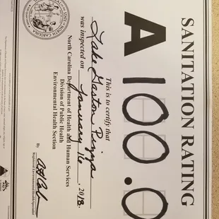 3rd in a row, way to go y'all