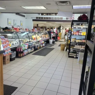 the inside of a store