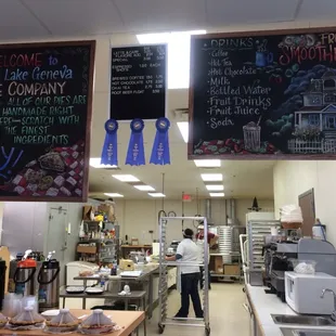 inside the restaurant