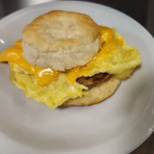 Sausage Egg &amp; Cheese Biscuit