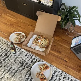 Garden pizza
