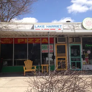 the front of the store