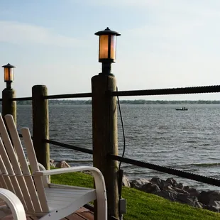 Restaurant outdoor patio view