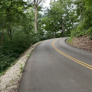 a curve in the road