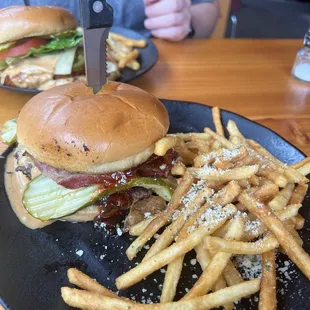 Peanut Butter Jam Burger