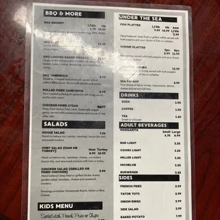 Back Menu