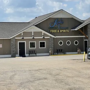 the front of the restaurant