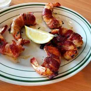 Grilled shrimp.