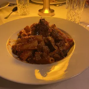 Rigatoni Alla Norma Vegetarian
