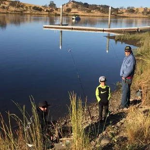 Fishing at Lake McClure