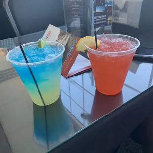 Custom drinks from the bar
