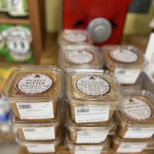 a variety of packaged food items