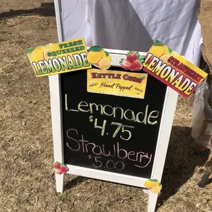 Delicious lemonade Lake Ming Choctaw Event 05/07/22