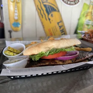 Best redfish sandwich