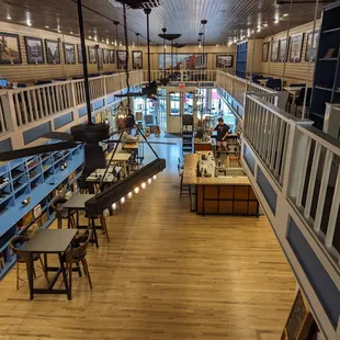 the interior of a coffeehouse