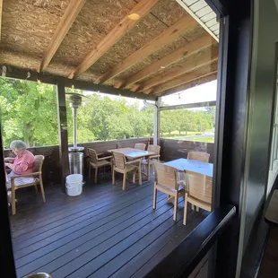 the view from the deck