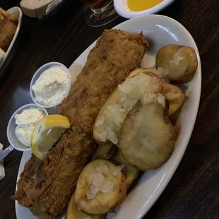 Fish Log with Home Fries