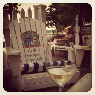 Wine at the Cottage.