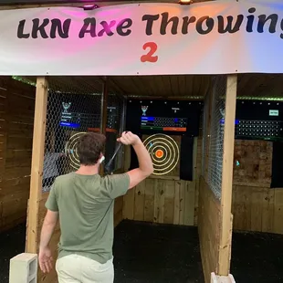 Axe throwing
