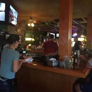 Great atmosphere and don&apos;t judge it from the outside! Great place for a beer and meal!